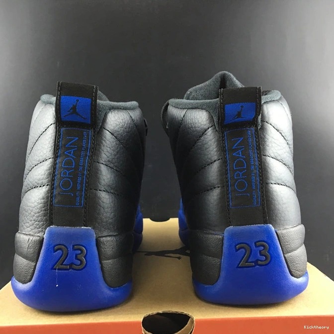 Kick Theory 4155 12 Jordan Premium Game Royal Retro 130690- Black 1027